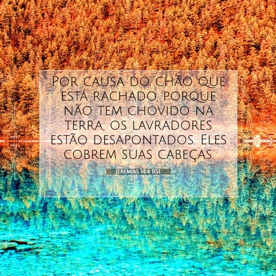 Picture 07 - Jeremias 14:4 BSL - Por causa do chão que está rachado, porque não - Bible Verse Picture