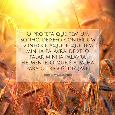 Picture 07 - Jeremias 23:28 BSL - O profeta que tem um sonho, deixe-o contar um - Bible Verse Picture