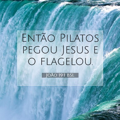 Picture 07 - João 19:1 BSL - Então Pilatos pegou Jesus e o - Bible Verse Picture