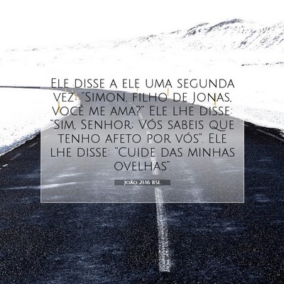 Picture 07 - João 21:16 BSL - Ele disse a ele uma segunda vez: “Simon, filho - Bible Verse Picture