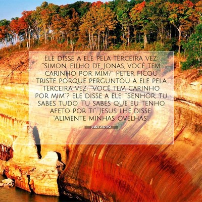 Picture 07 - João 21:17 BSL - Ele disse a ele pela terceira vez: “Simon, - Bible Verse Picture