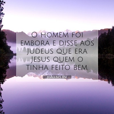 Picture 07 - João 5:15 BSL - O homem foi embora e disse aos judeus que era - Bible Verse Picture