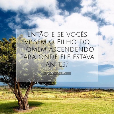 Picture 07 - João 6:62 BSL - Então e se vocês vissem o Filho do Homem - Bible Verse Picture