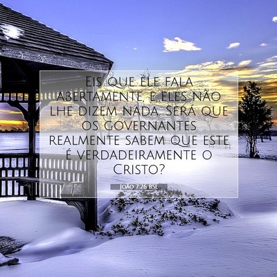 Picture 07 - João 7:26 BSL - Eis que ele fala abertamente, e eles não lhe - Bible Verse Picture