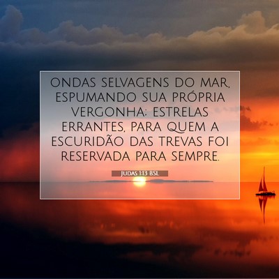 Picture 07 - Judas 1:13 BSL - ondas selvagens do mar, espumando sua própria - Bible Verse Picture