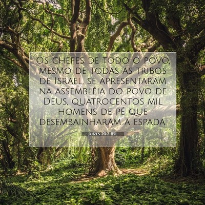 Picture 07 - Juízes 20:2 BSL - Os chefes de todo o povo, mesmo de todas as - Bible Verse Picture