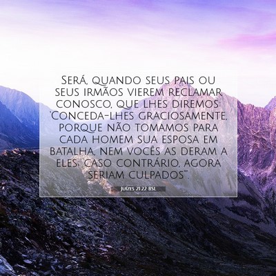 Picture 07 - Juízes 21:22 BSL - Será, quando seus pais ou seus irmãos vierem - Bible Verse Picture