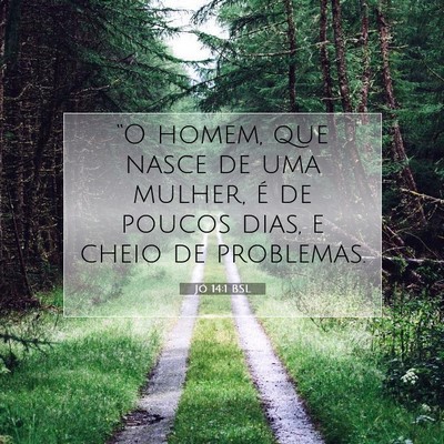 Picture 07 - Jó 14:1 BSL - “O homem, que nasce de uma mulher, é de poucos - Bible Verse Picture