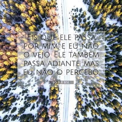 Picture 07 - Jó 9:11 BSL - Eis que ele passa por mim, e eu não o vejo. Ele - Bible Verse Picture