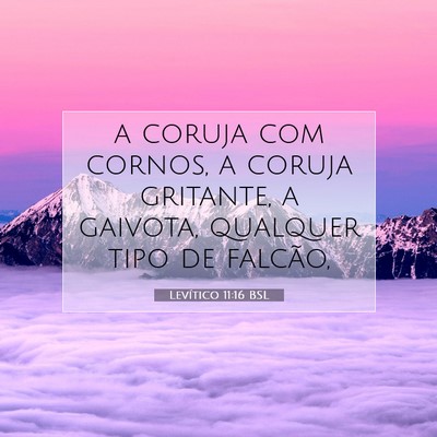 Picture 07 - Levítico 11:16 BSL - a coruja com cornos, a coruja gritante, a - Bible Verse Picture