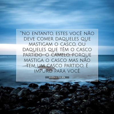 Picture 07 - Levítico 11:4 BSL - “'No entanto, estes você não deve comer - Bible Verse Picture