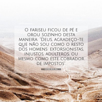 Picture 07 - Lucas 18:11 BSL - O fariseu ficou de pé e orou sozinho desta - Bible Verse Picture