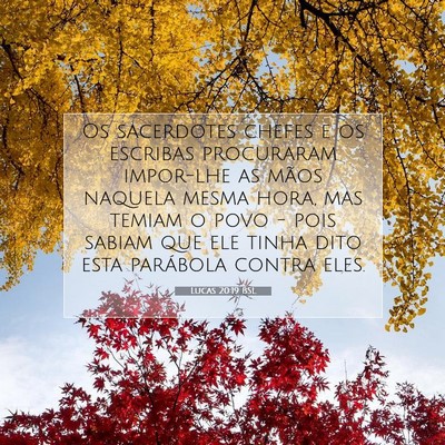 Picture 07 - Lucas 20:19 BSL - Os sacerdotes chefes e os escribas procuraram - Bible Verse Picture