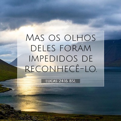 Picture 07 - Lucas 24:16 BSL - Mas os olhos deles foram impedidos de - Bible Verse Picture