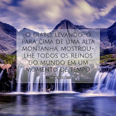 Picture 07 - Lucas 4:5 BSL - O diabo, levando-o para cima de uma alta - Bible Verse Picture
