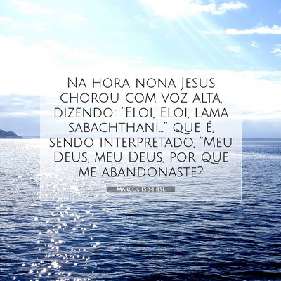Picture 07 - Marcos 15:34 BSL - Na hora nona Jesus chorou com voz alta, dizendo: - Bible Verse Picture