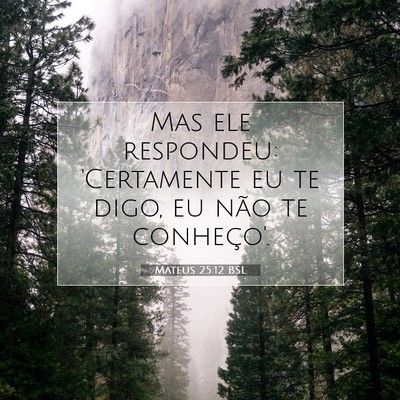 Picture 07 - Mateus 25:12 BSL - Mas ele respondeu: 'Certamente eu te digo, eu - Bible Verse Picture