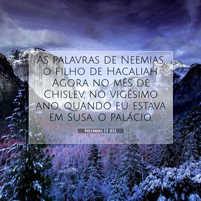 Picture 07 - Neemias 1:1 BSL - As palavras de Neemias, o filho de Hacaliah. - Bible Verse Picture