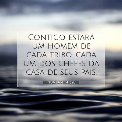 Picture 07 - Números 1:4 BSL - Contigo estará um homem de cada tribo, cada um - Bible Verse Picture