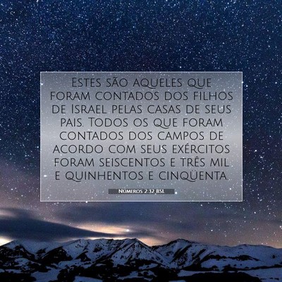 Picture 07 - Números 2:32 BSL - Estes são aqueles que foram contados dos filhos - Bible Verse Picture