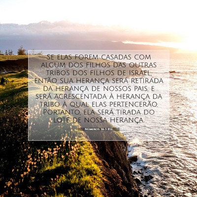 Picture 07 - Números 36:3 BSL - Se elas forem casadas com algum dos filhos das - Bible Verse Picture