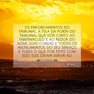 Picture 07 - Números 4:26 BSL - os enforcamentos do tribunal, a tela da porta do - Bible Verse Picture