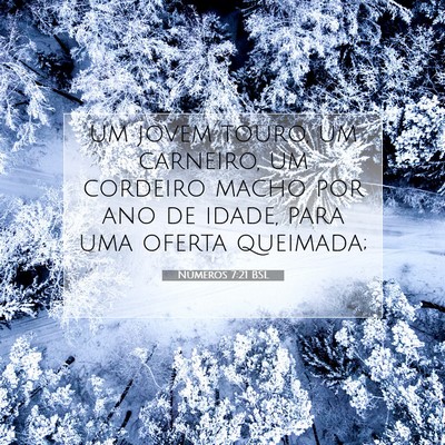 Picture 07 - Números 7:21 BSL - um jovem touro, um carneiro, um cordeiro macho - Bible Verse Picture