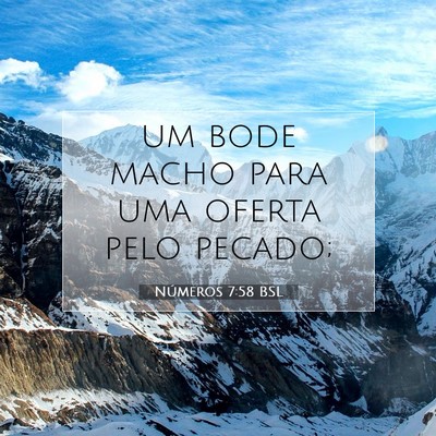 Picture 07 - Números 7:58 BSL - um bode macho para uma oferta pelo - Bible Verse Picture