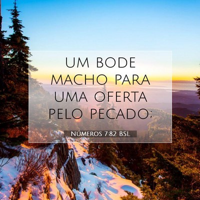 Picture 07 - Números 7:82 BSL - um bode macho para uma oferta pelo - Bible Verse Picture