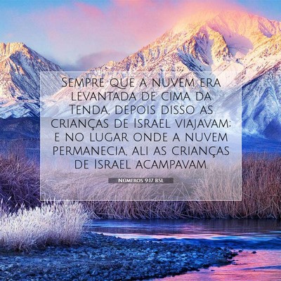 Picture 07 - Números 9:17 BSL - Sempre que a nuvem era levantada de cima da - Bible Verse Picture