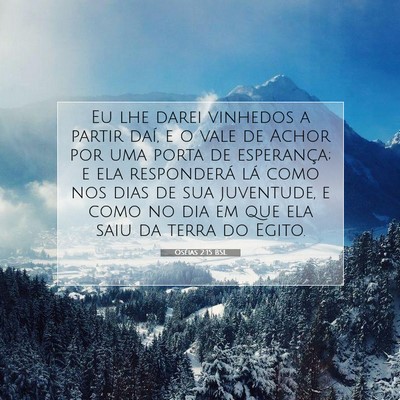 Picture 07 - Oséias 2:15 BSL - Eu lhe darei vinhedos a partir daí, e o vale de - Bible Verse Picture