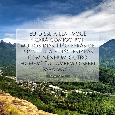 Picture 07 - Oséias 3:3 BSL - Eu disse a ela: “Você ficará comigo por - Bible Verse Picture