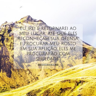 Picture 07 - Oséias 5:15 BSL - Eu irei e retornarei ao meu lugar, até que eles - Bible Verse Picture