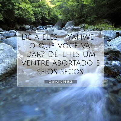 Picture 07 - Oséias 9:14 BSL - Dê a eles - Yahweh o que você vai dar? Dê-lhes - Bible Verse Picture