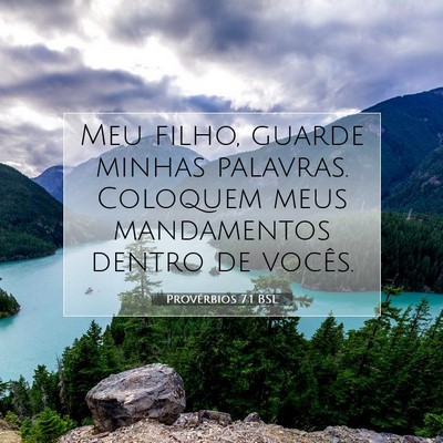 Picture 07 - Provérbios 7:1 BSL - Meu filho, guarde minhas palavras. Coloquem meus - Bible Verse Picture