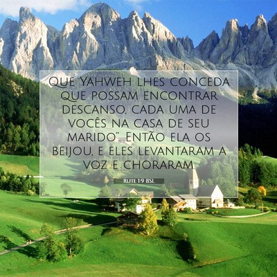 Picture 07 - Rute 1:9 BSL - Que Yahweh lhes conceda que possam encontrar - Bible Verse Picture