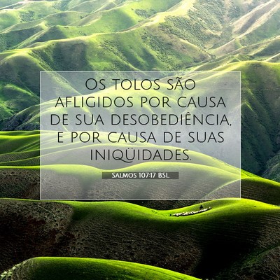 Picture 07 - Salmos 107:17 BSL - Os tolos são afligidos por causa de sua - Bible Verse Picture