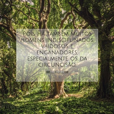 Picture 07 - Tito 1:10 BSL - Pois há também muitos homens indisciplinados, - Bible Verse Picture