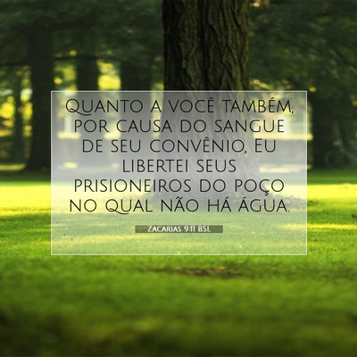 Picture 07 - Zacarias 9:11 BSL - Quanto a você também, por causa do sangue de - Bible Verse Picture