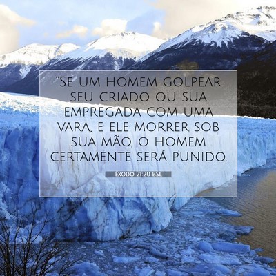 Picture 07 - Êxodo 21:20 BSL - “Se um homem golpear seu criado ou sua - Bible Verse Picture