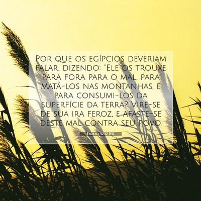 Picture 07 - Êxodo 32:12 BSL - Por que os egípcios deveriam falar, dizendo: - Bible Verse Picture
