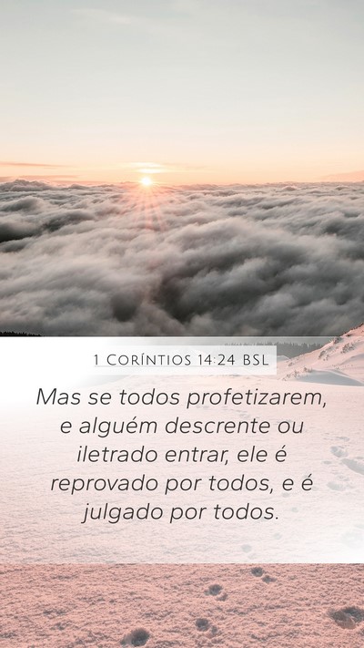 1 Coríntios 14:24 BSL Bible Verse Image