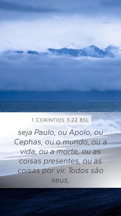 1 Coríntios 3:22 BSL Bible Verse Image