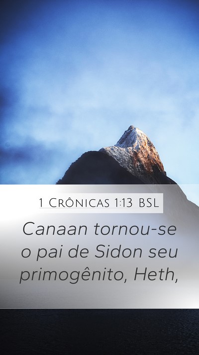 1 Crônicas 1:13 BSL Bible Verse Image