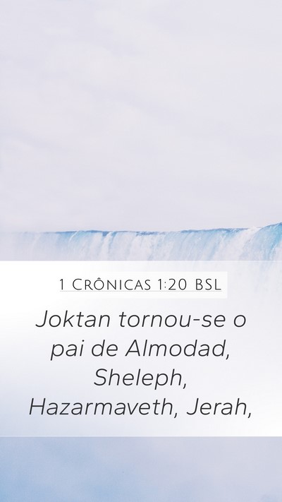 1 Crônicas 1:20 BSL Bible Verse Image
