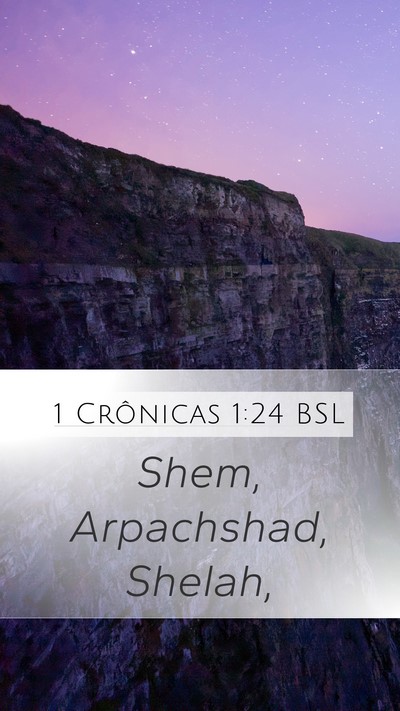 1 Crônicas 1:24 BSL Bible Verse Image
