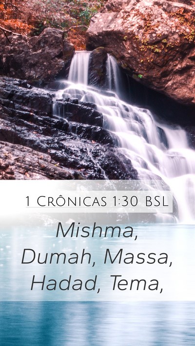 1 Crônicas 1:30 BSL Bible Verse Image