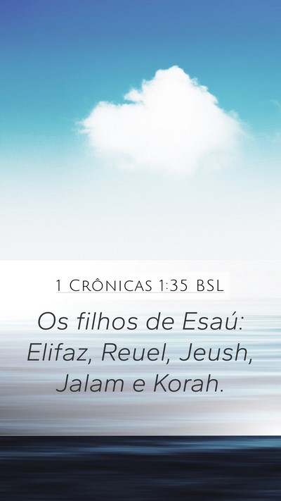 1 Crônicas 1:35 BSL Bible Verse Image