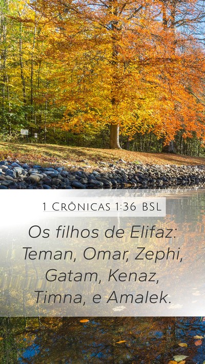 1 Crônicas 1:36 BSL Bible Verse Image