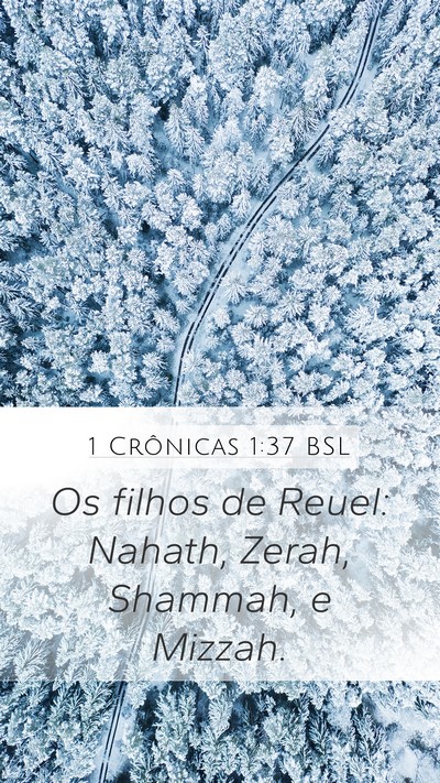 1 Crônicas 1:37 BSL Bible Verse Image